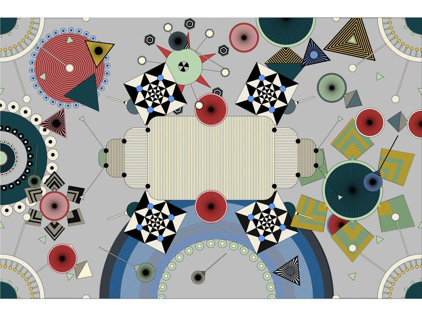 Patterned rectangular fabric rug | Dreamstatic by Moooi