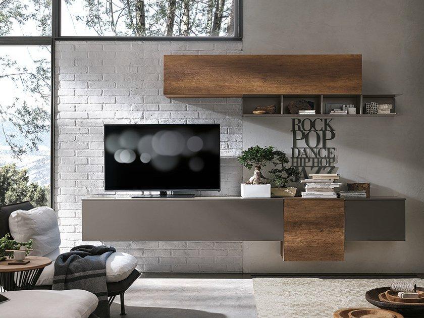 Sectional storage wall | Unit A017 by Tomasella