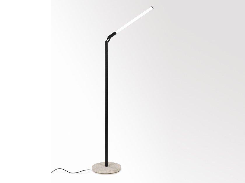 LED adjustable floor lamp | Xy180 by Delta light