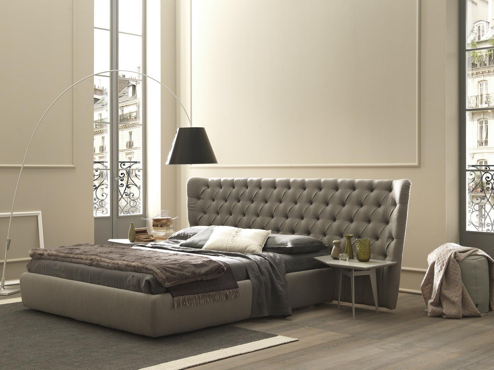 Bed with tufted headboard | Selene Large by Bolzan letti