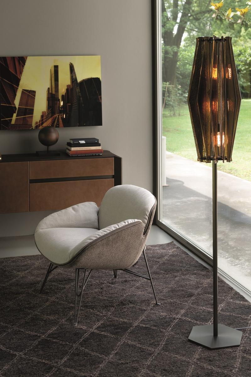 Glass floor lamp | Oompa-loompa by Arketipo