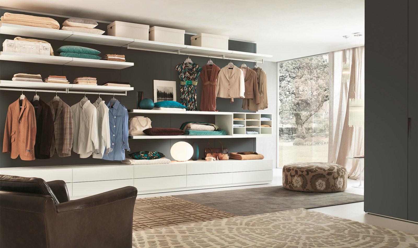Corner melamine walk-in closet | Store by ALF Dafre