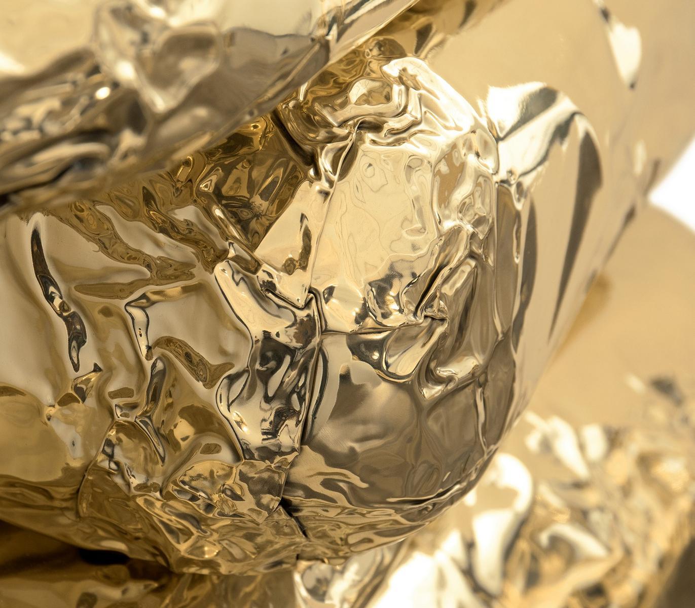 Brass console table | Stonehenge by Boca Do Lobo