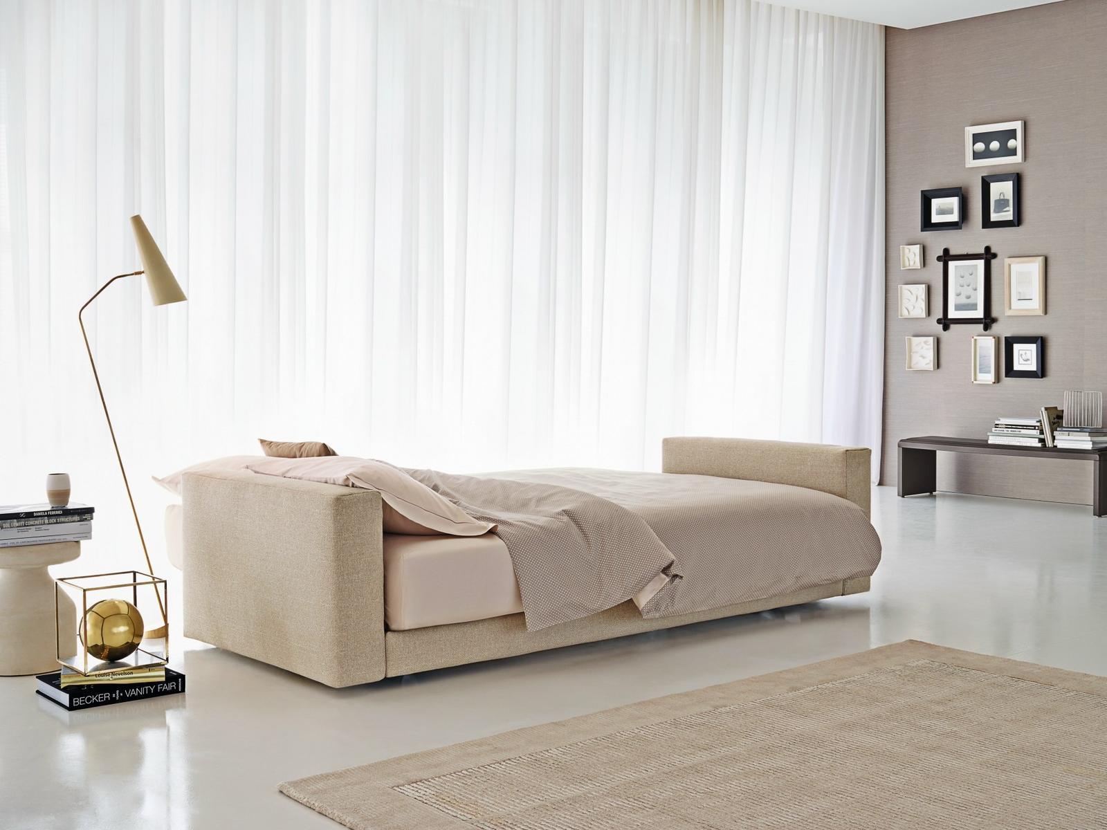 Sofa bed with removable cover | Piazzaduomo by Flou