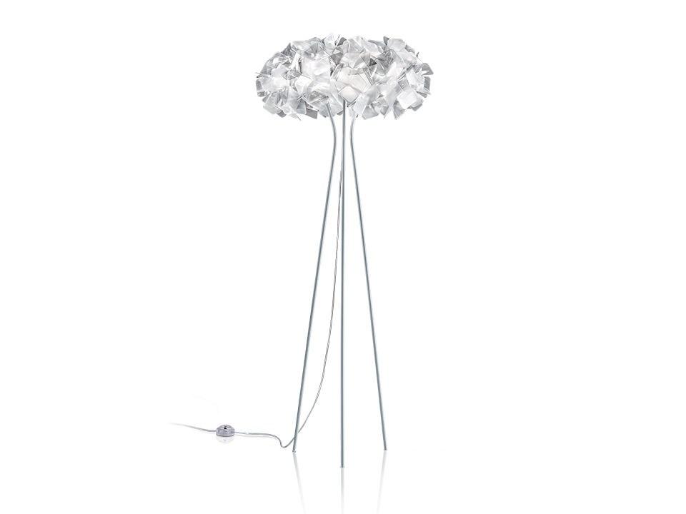 Lentiflex® and Cristalflex Fumé® LED floor lamp | Clizia Fumé by Slamp