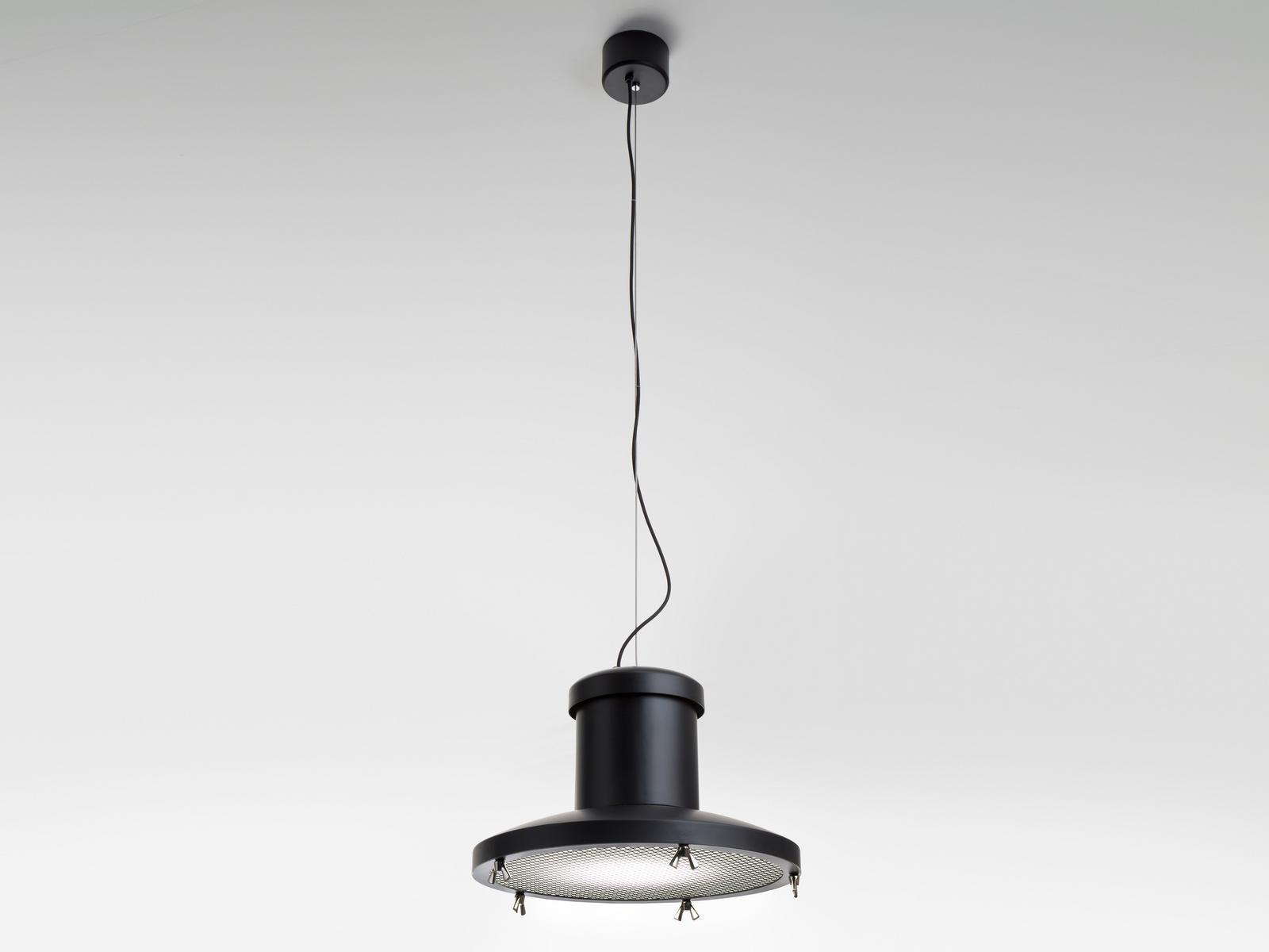LED direct light iron pendant lamp | Chapeau by Zava