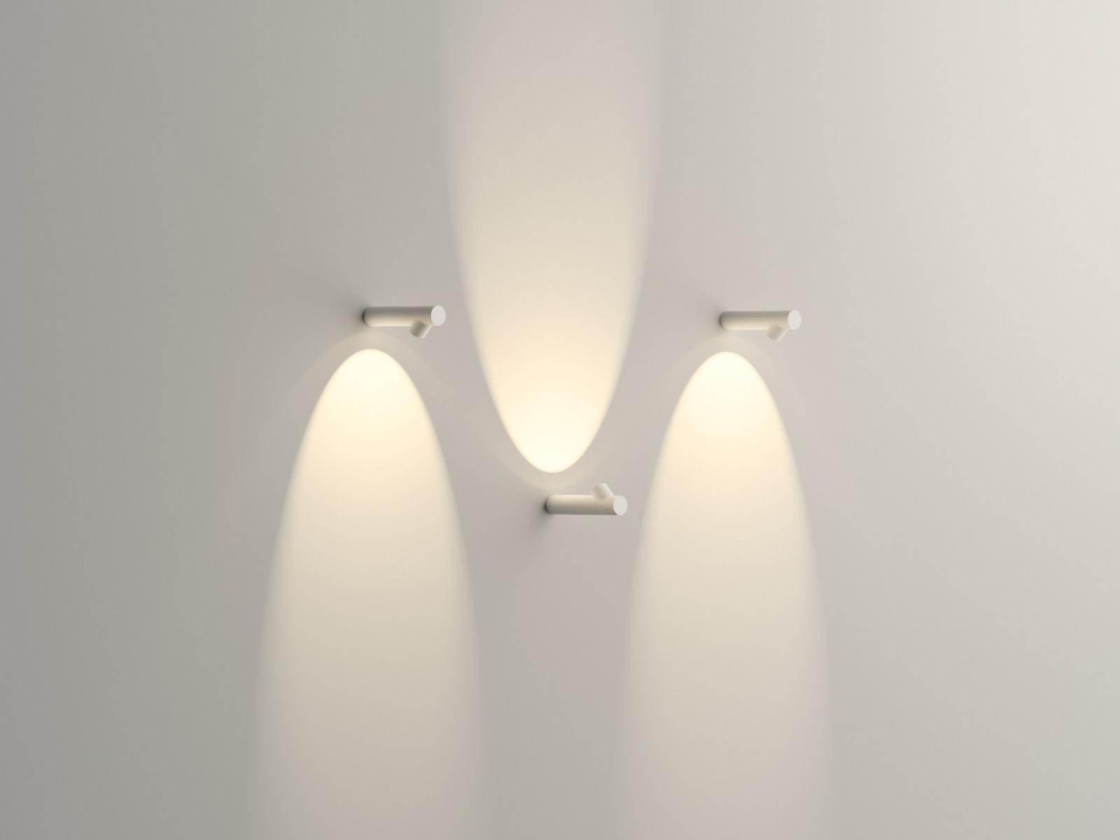 LED direct-indirect light wall lamp | Bamboo by Vibia