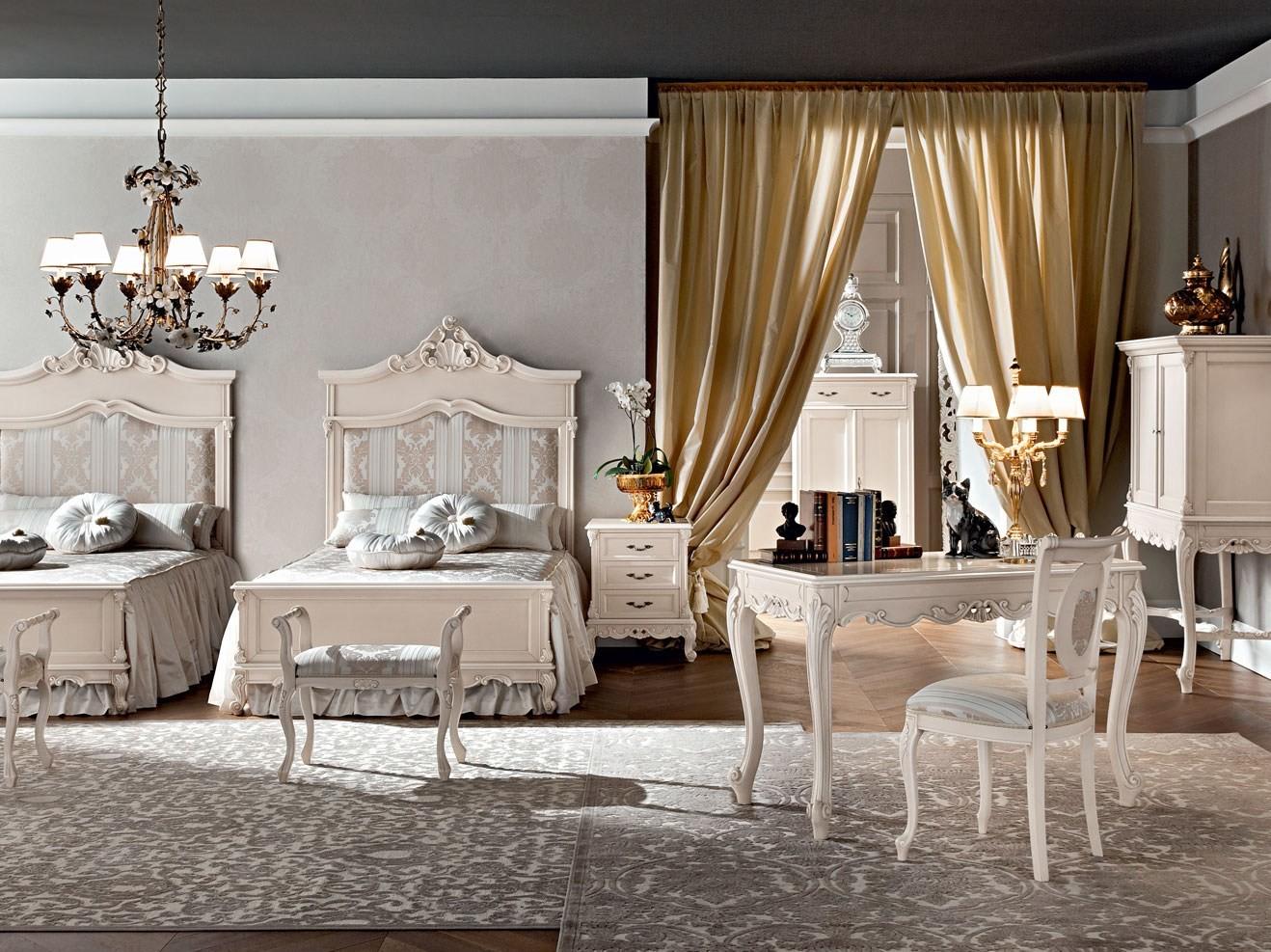 Solid wood secretary desk | 12305 by Modenese Gastone