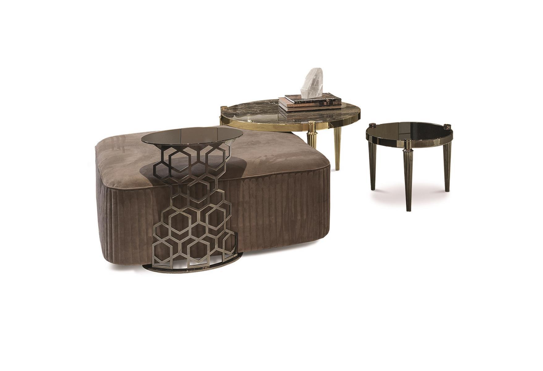 Round stone coffee table | Felix by Longhi