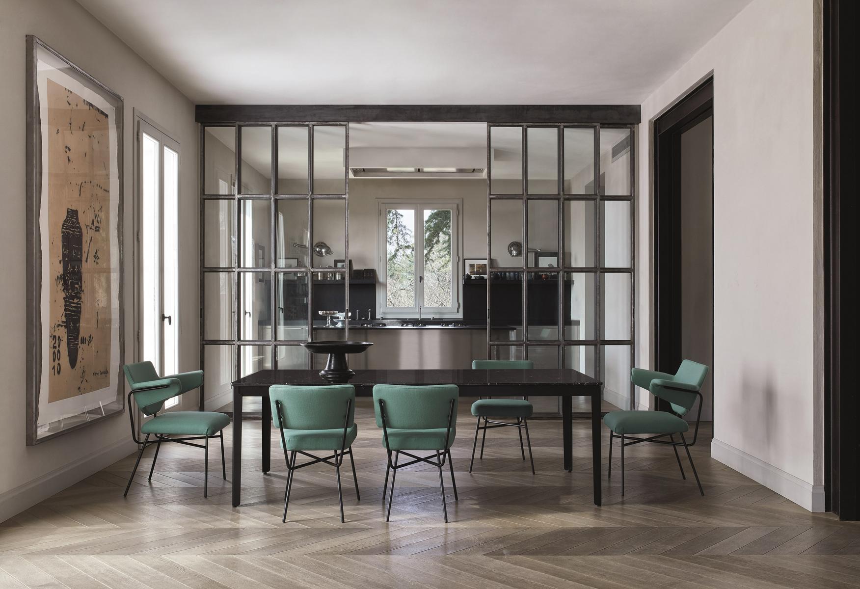 Upholstered fabric chair | Elettra by Arflex
