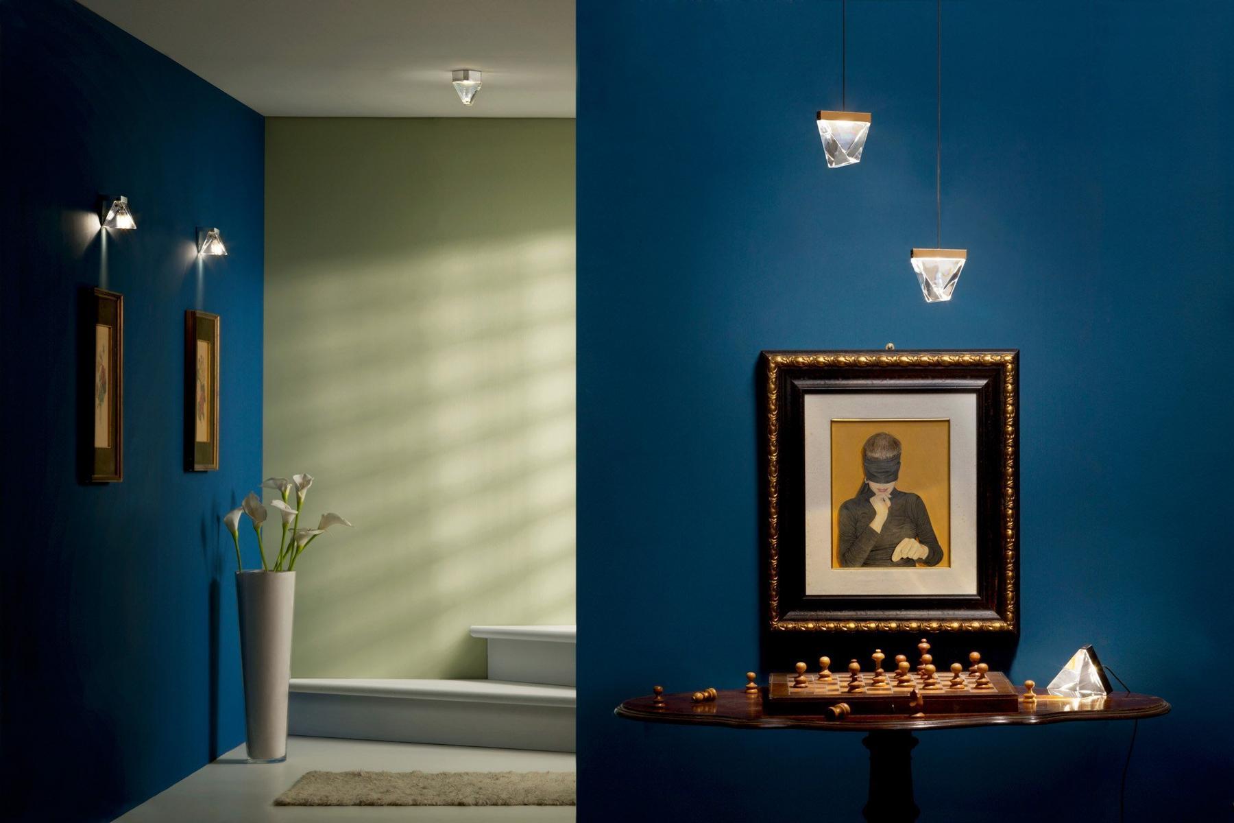 LED crystal wall lamp | Tripla by Fabbian