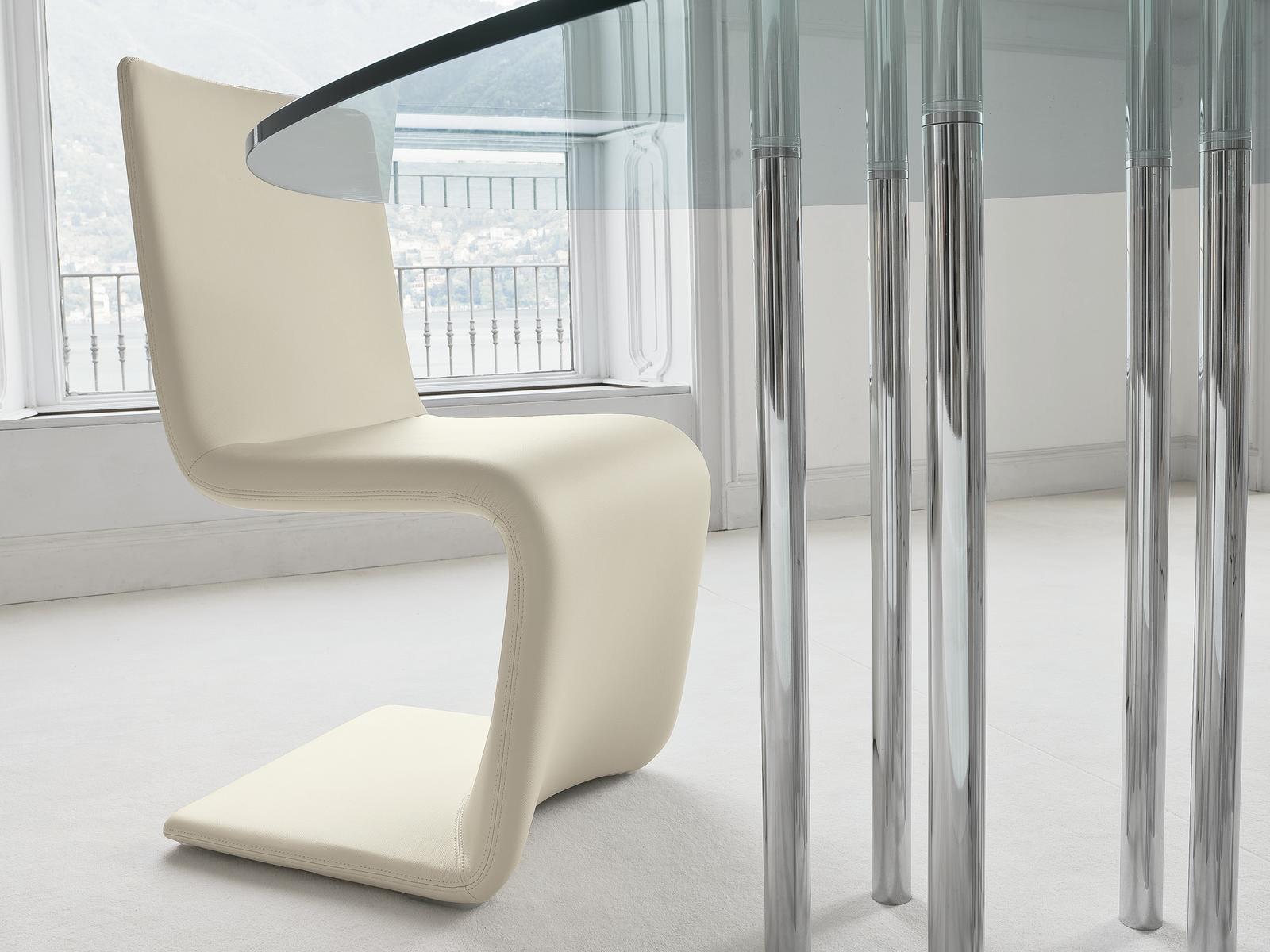 Cantilever upholstered chair | Venere by Bonaldo