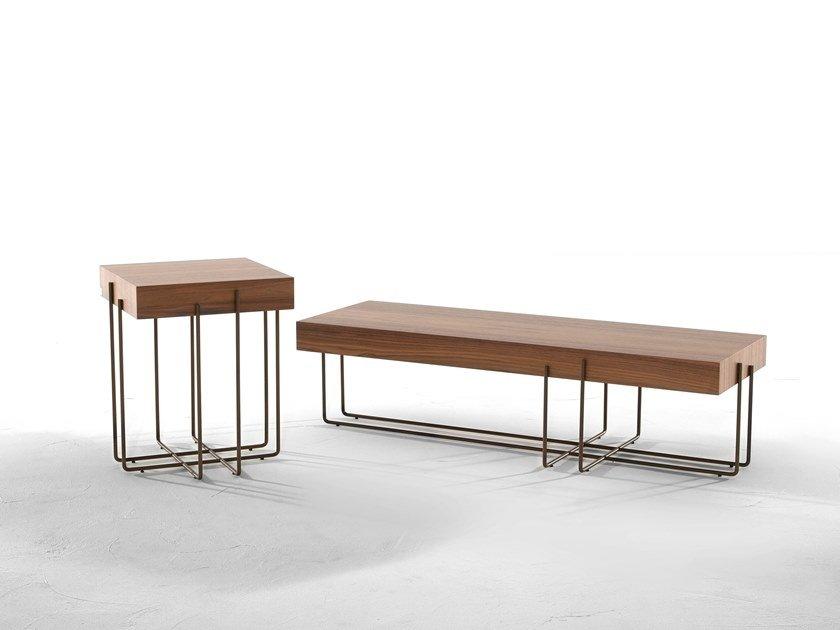 Low wooden coffee table | Cruz by Tonin Casa
