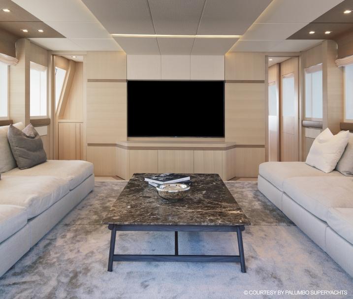 Rectangular marble coffee table | Giano by Flexform