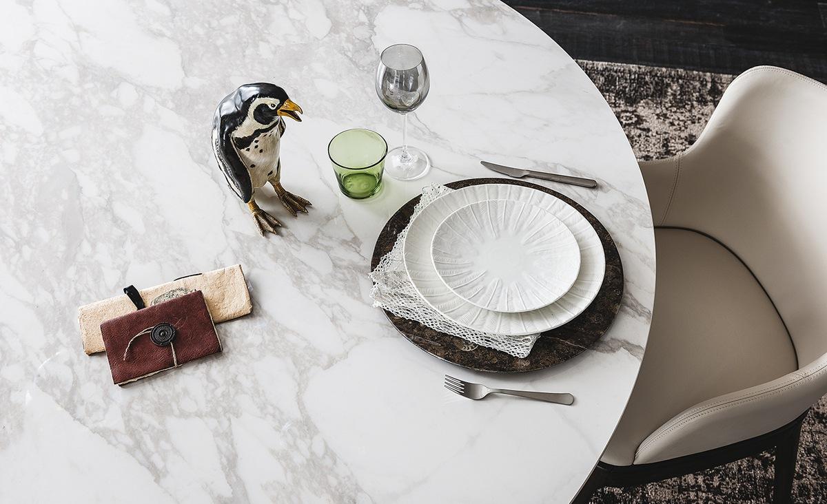 Oval ceramic table | Gordon Keramik by Cattelan Italia