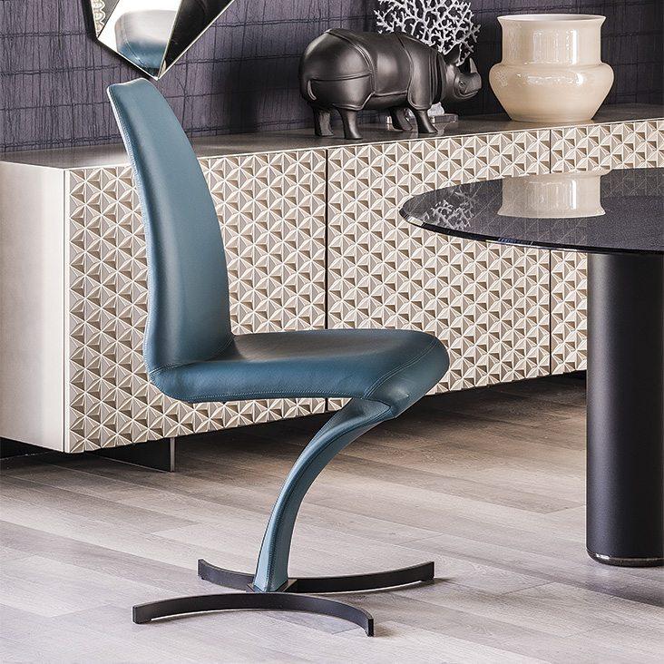 Leather chair | Betty by Cattelan Italia