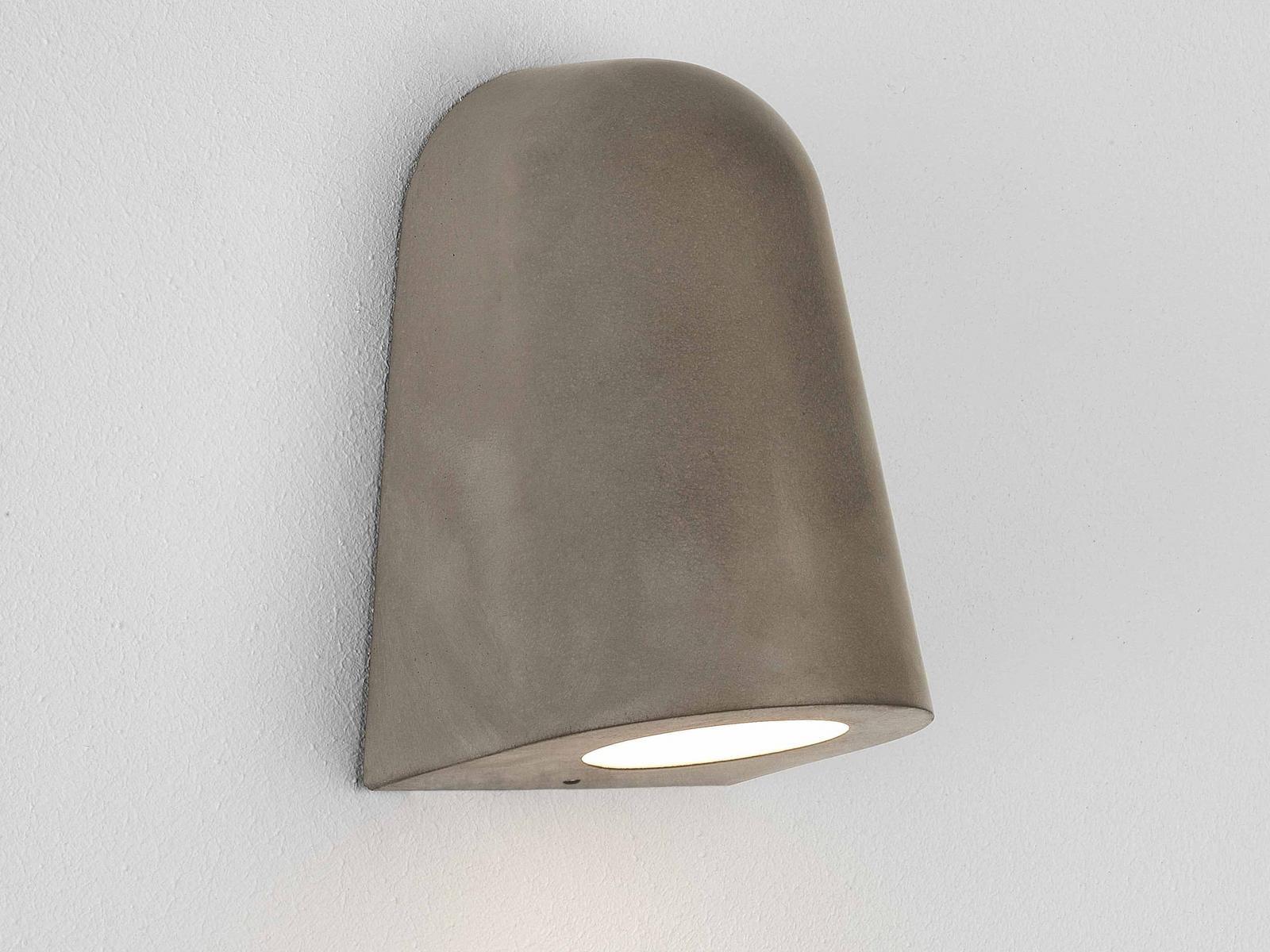 Cement outdoor wall lamp with dimmer | Mast Light by Astro lighting