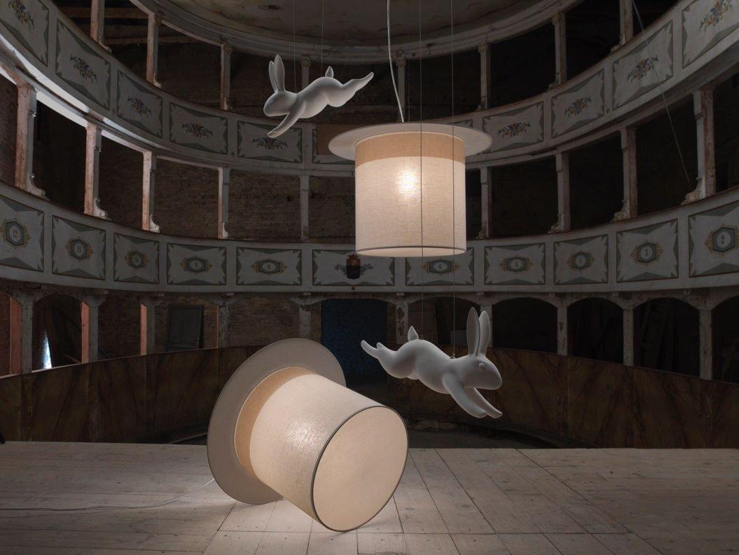 Linen pendant lamp | Wow by Karman