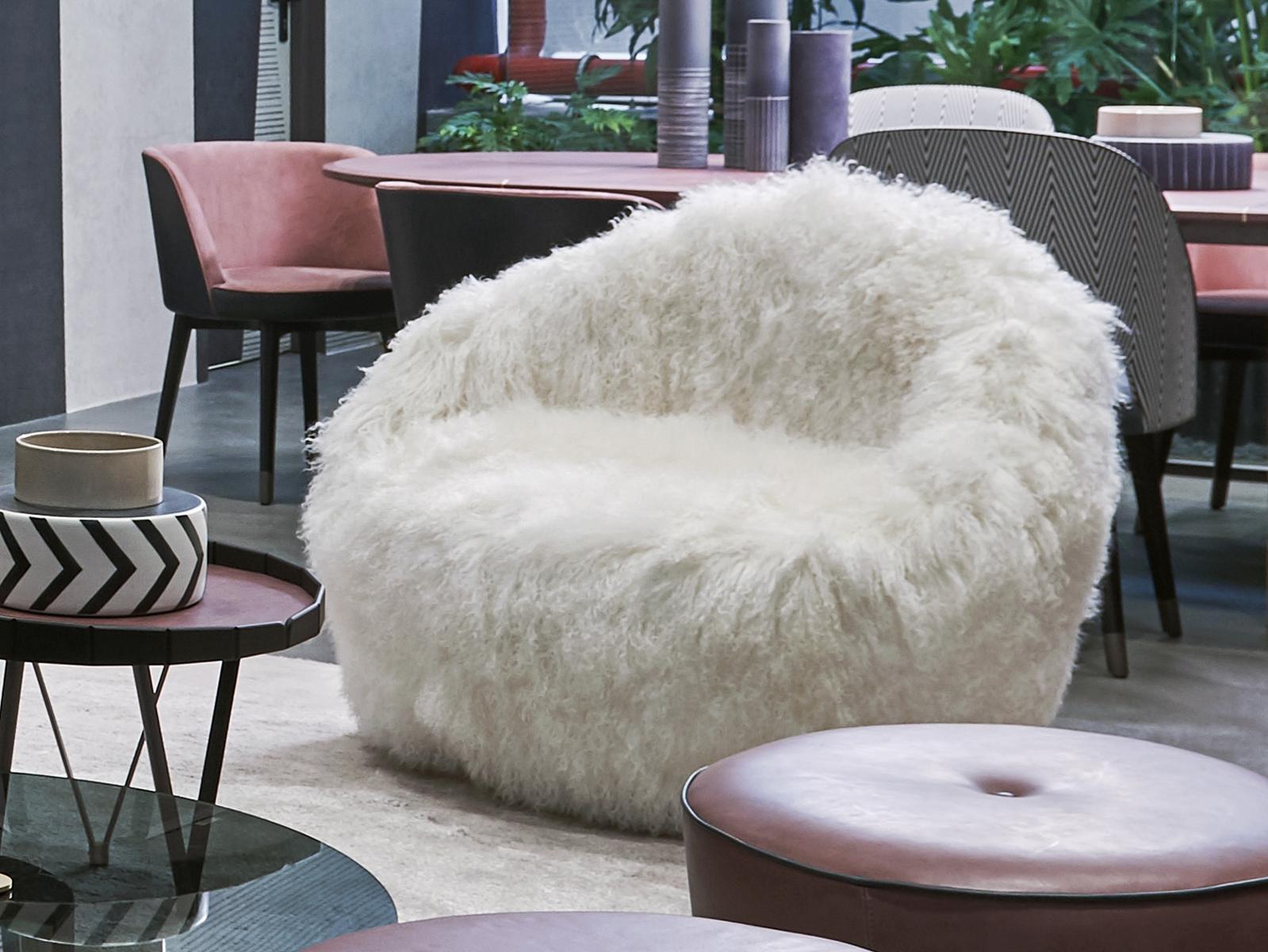 Fabric armchair | Artik by Baxter