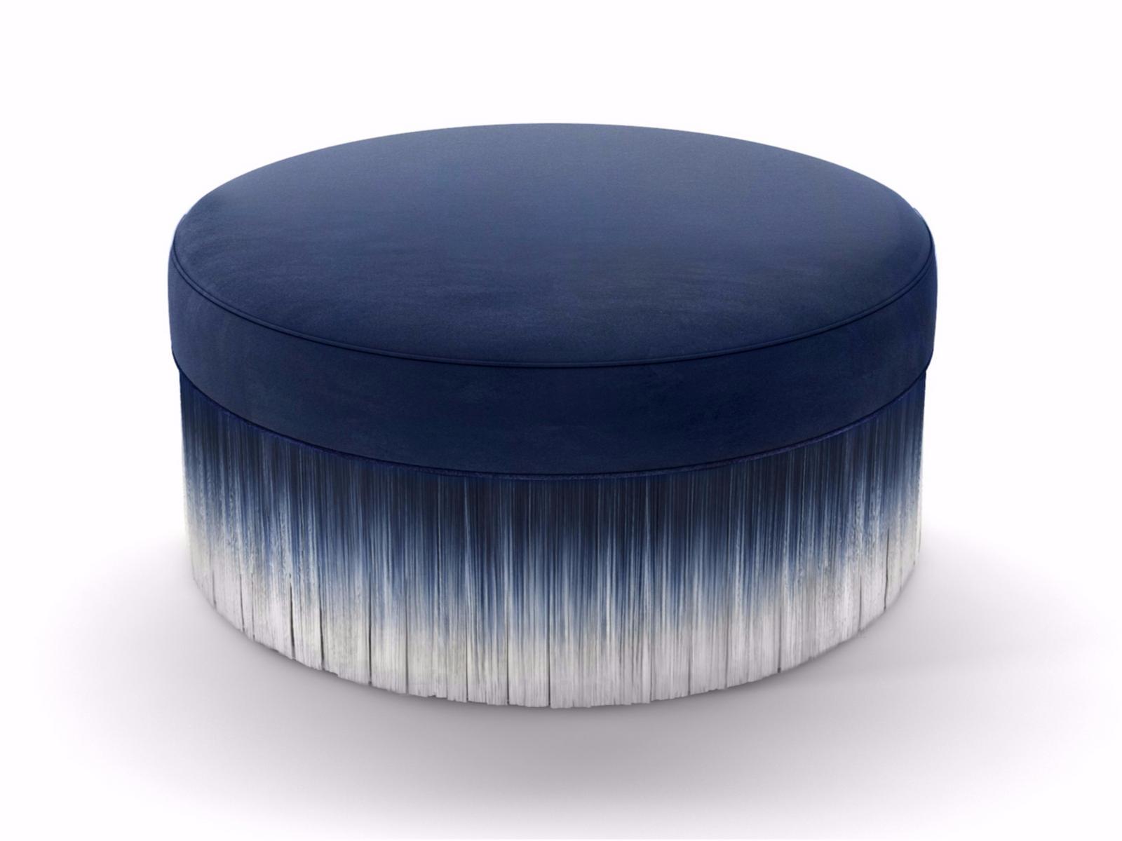 Upholstered fabric pouf | Amami by Moooi