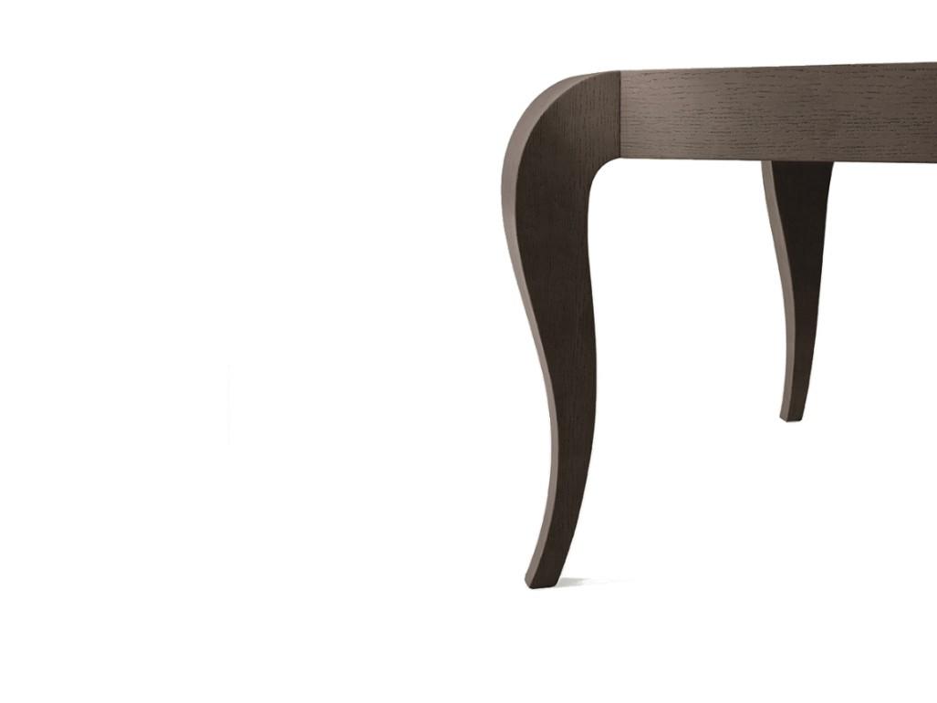 Extending rectangular solid wood dining table | Marilyn by Martini interiors