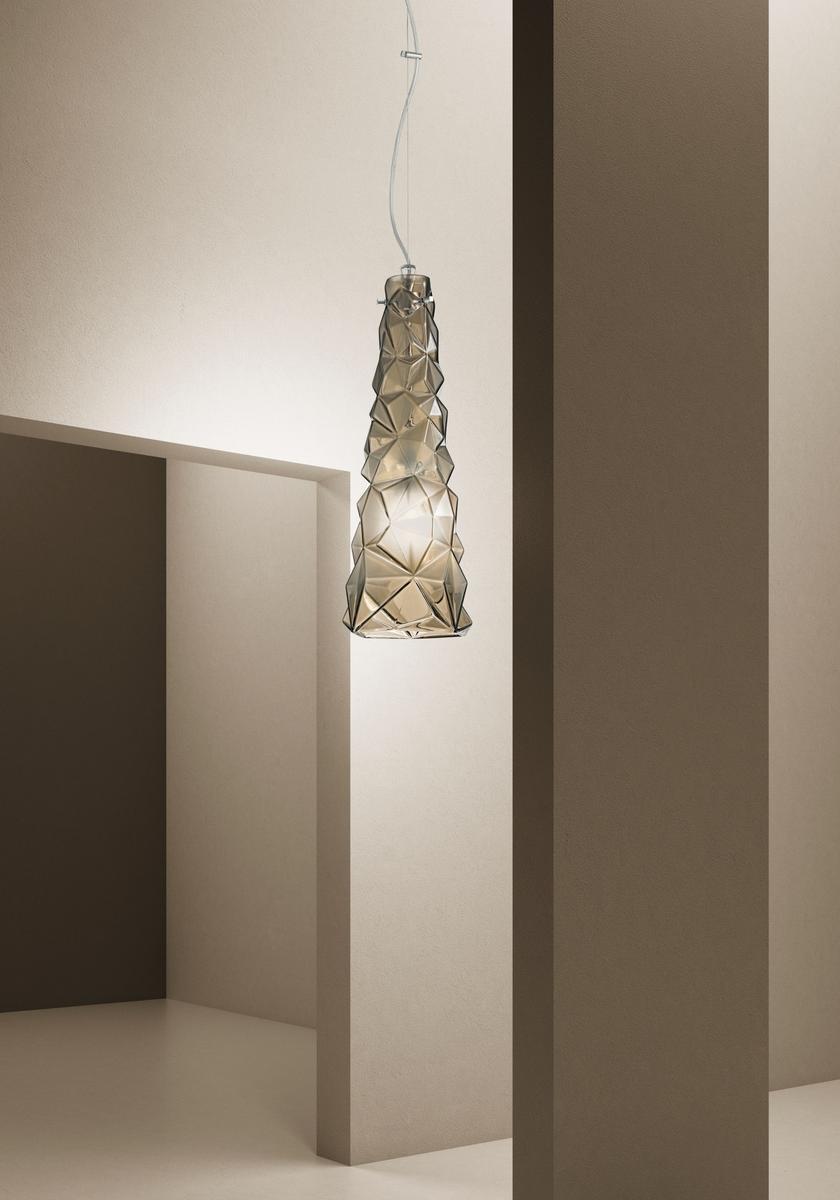 Glass pendant lamp | Chaotic by Sylcom