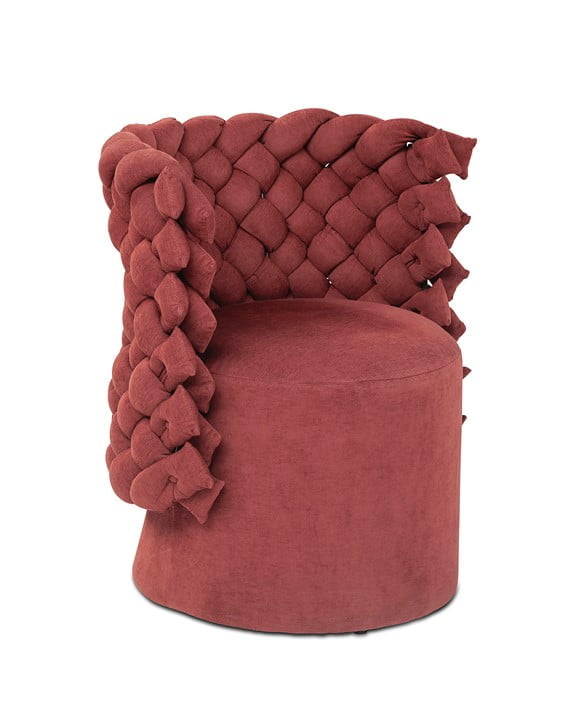 Giuggiola armchair by Calia Italia: embodies women's beauty and strength, offers chic comfort, and comes with versatile fixed, swivel, or storage options. | Giuggiola by Calia Italia