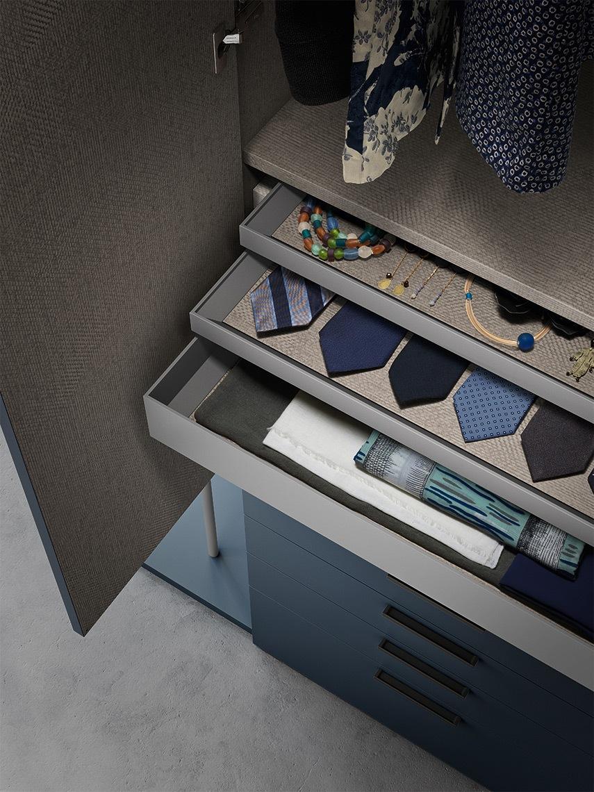 Modular lacquered wardrobe with drawers | Even by ALF Dafre