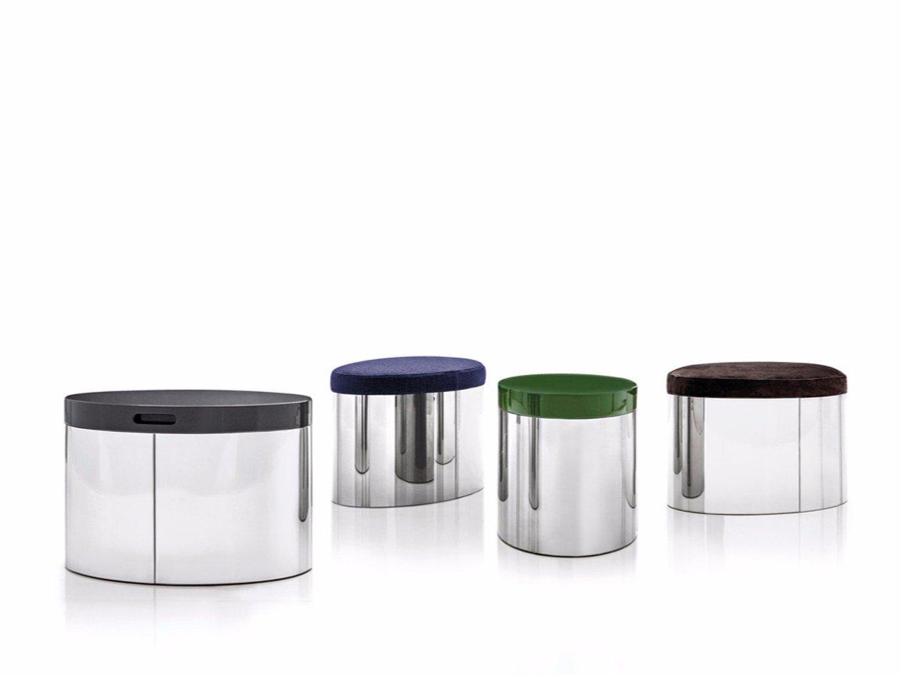 Pouf | Ottoman With Storage - Raymond by Minotti