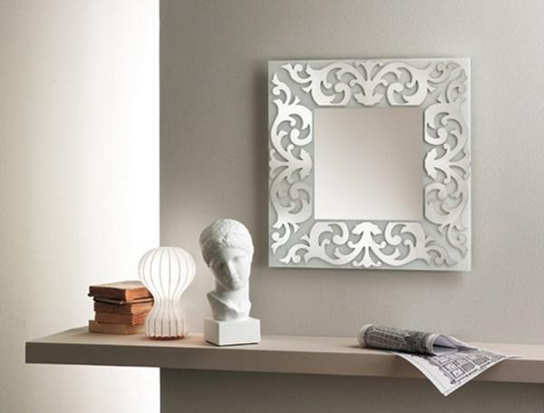 Square mirror | Retro' by Riflessi