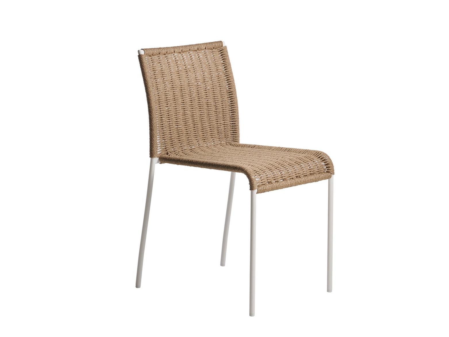 Stackable rope chair | Agra by Potocco