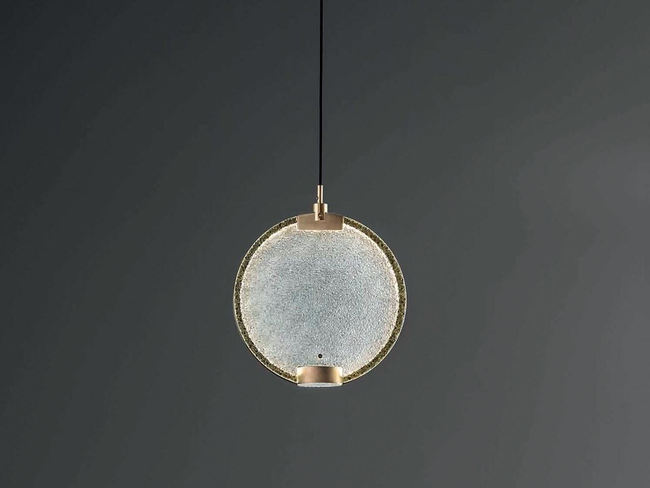 LED glass pendant lamp | Horo S1 by Masiero