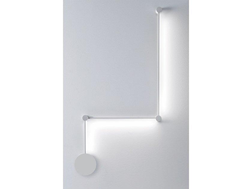 LED aluminium wall lamp | Dot To Dot by Zava