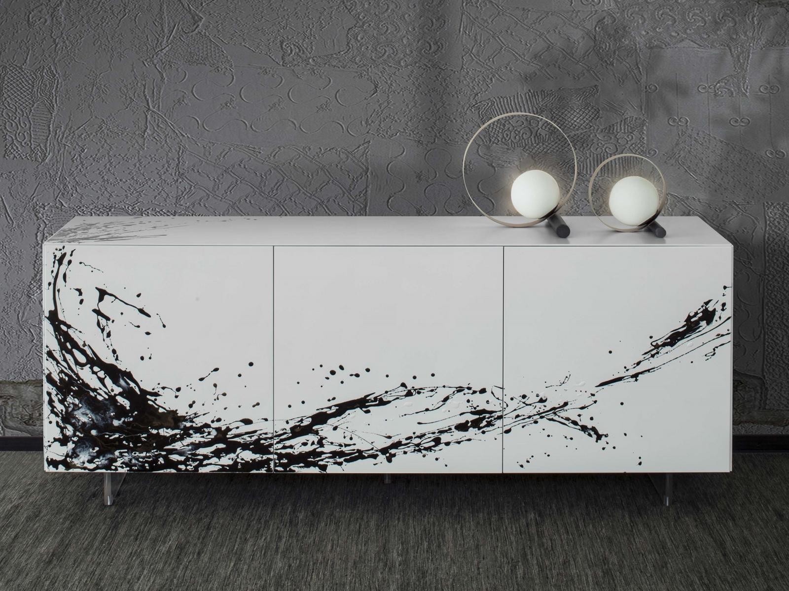 Wooden sideboard with doors | Essenzia Art by Riflessi