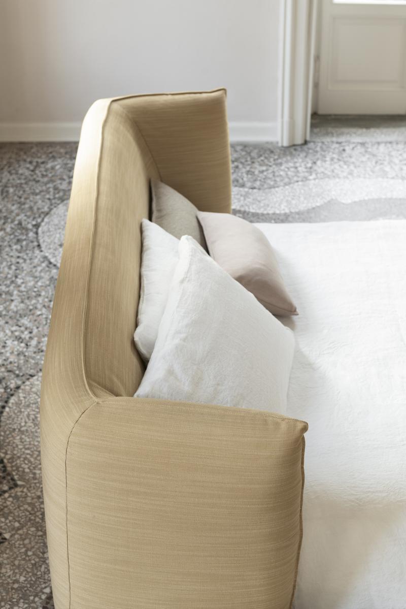 Double bed with removable cover | Jill by Bolzan letti