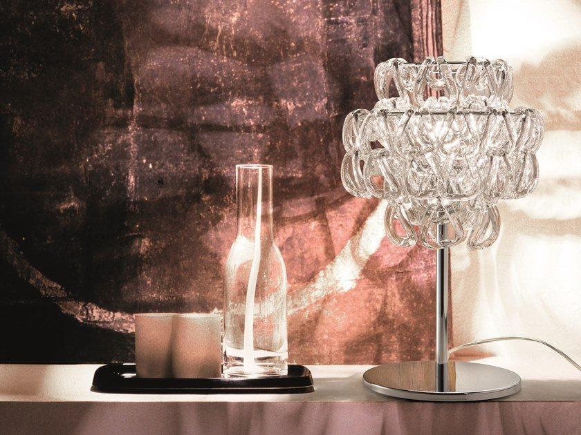 Crystal table lamp | Minigiogali Lt by Vistosi
