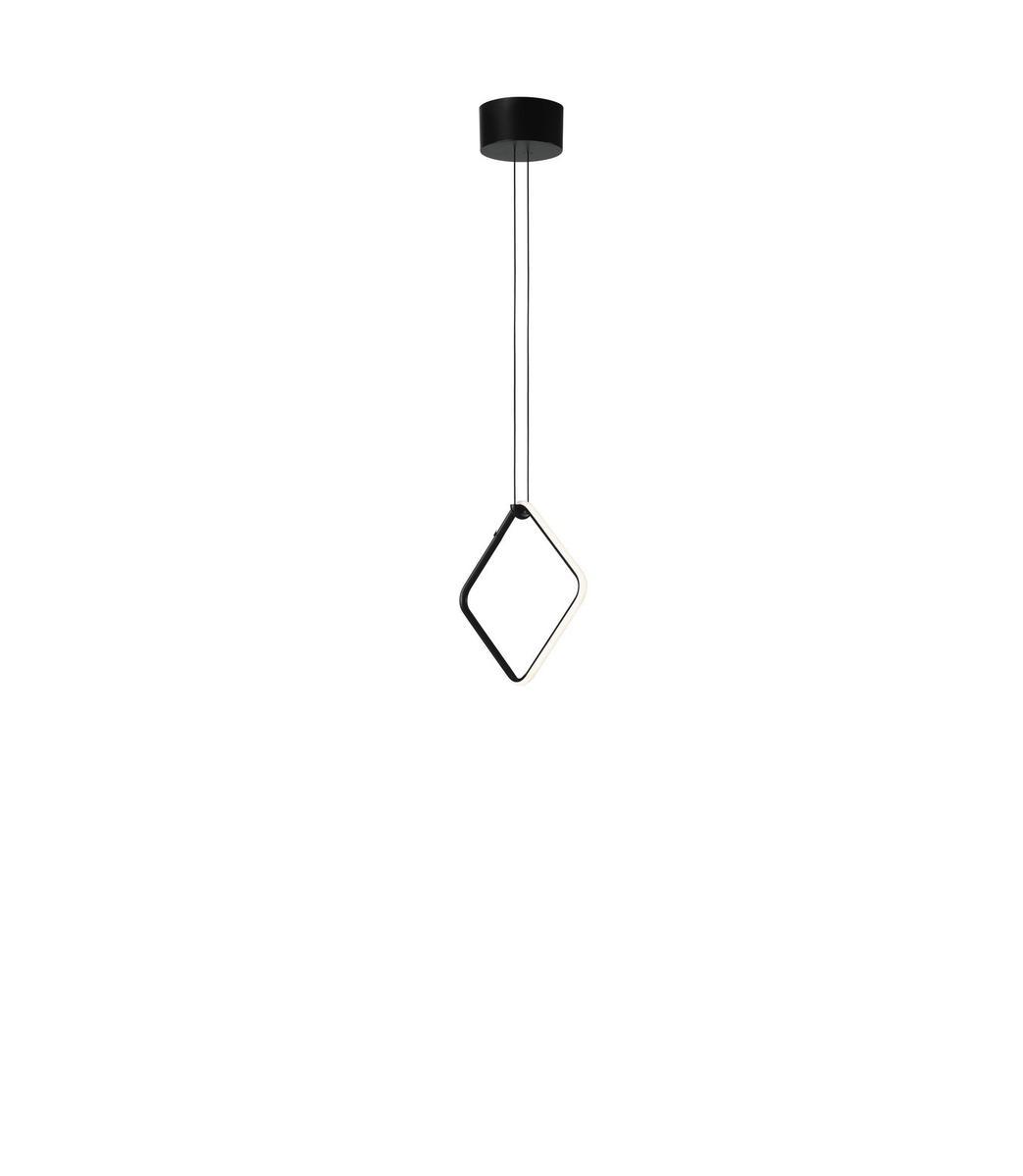 LED powder coated aluminium pendant lamp | Arrangements Square by Flos