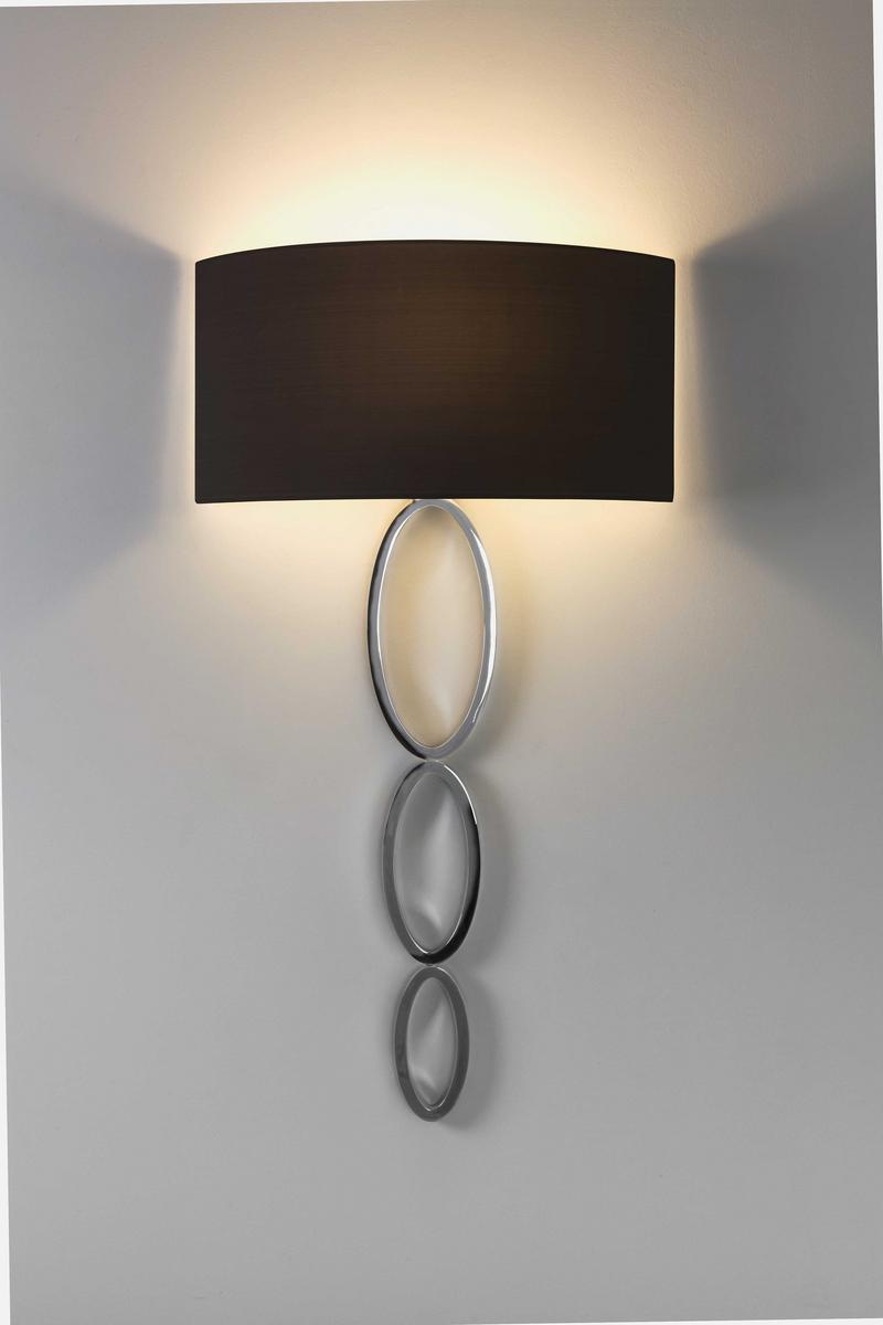 Zinc wall lamp with fabric shade | Valbonne by Astro lighting