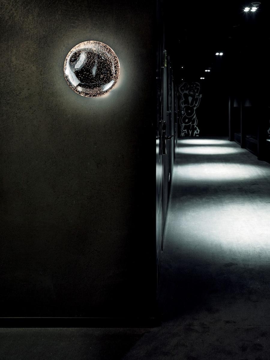 Blown glass wall lamp / ceiling lamp | Mercure P-pl by Leucos