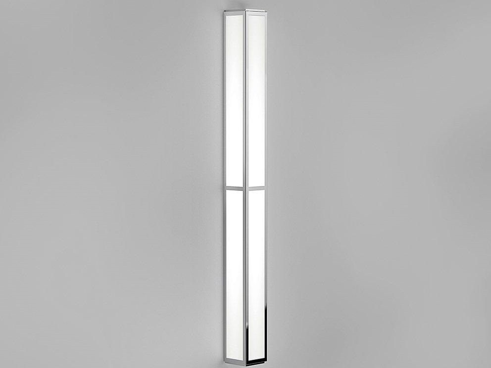 LED glass and steel wall lamp for bathroom | Mashiko by Astro lighting