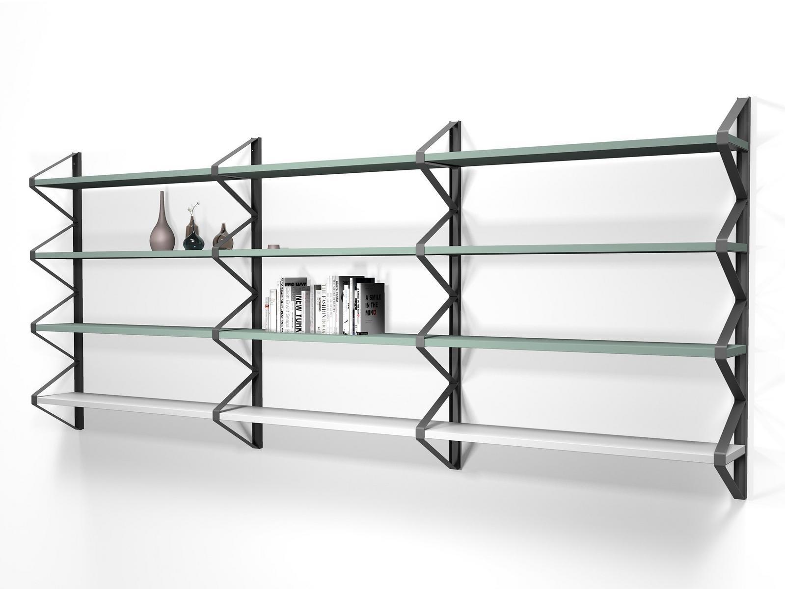Open floating bookcase | Brooklyn by Calligaris