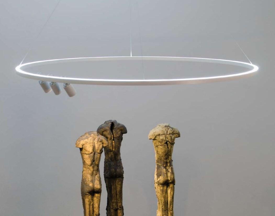 LED aluminium pendant lamp | Circolo Slim by Sattler