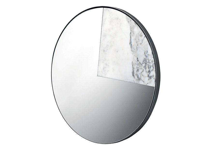 Wall-mounted marble mirror | Elmo by Visionnair