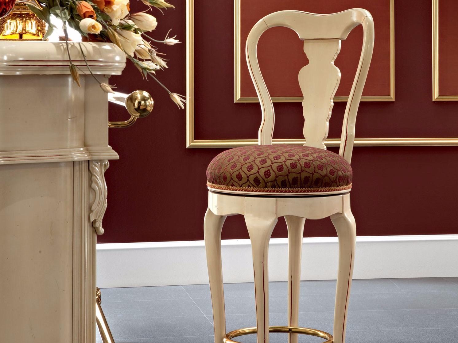 Baroque upholstered wooden chair | 13521 by Modenese Gastone