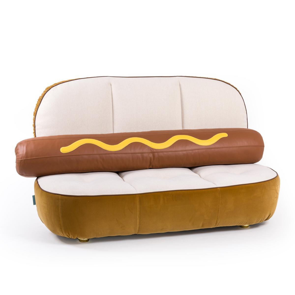 Fabric small sofa | Hot Dog Sofa by Seletti