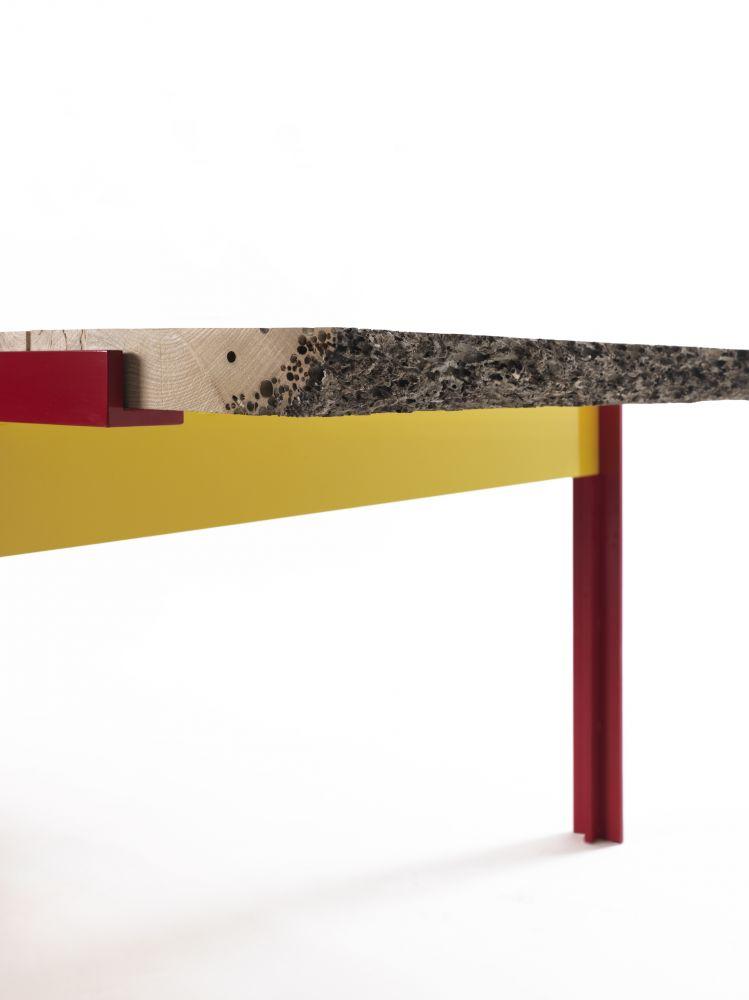 Rectangular wood table | Touch by Riva 1920