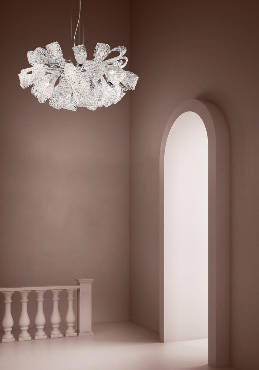 Glass chandelier | Mocenigo by Sylcom