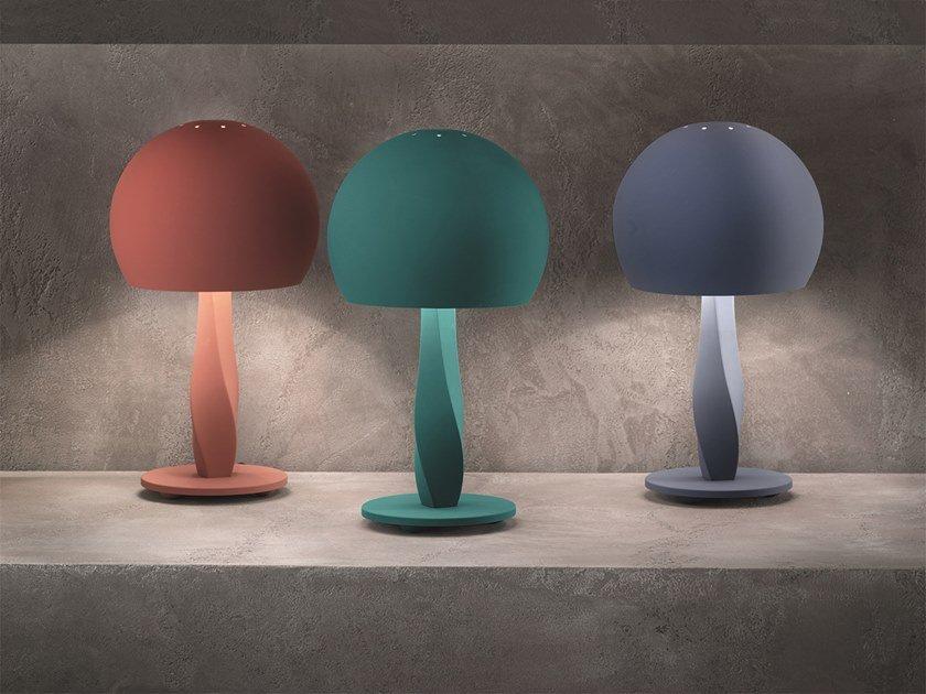 Expanded polyurethane table lamp | Bustier Tl2 by Masiero