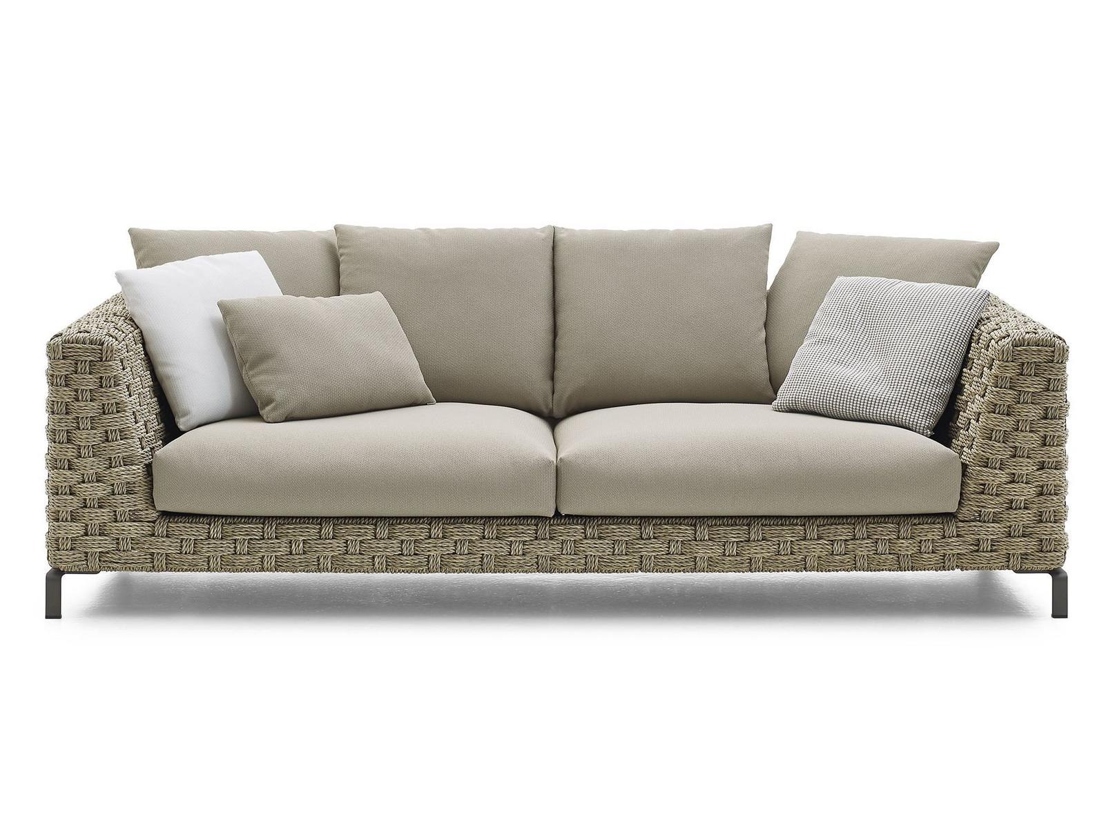 Textilene sofa | Ray Outdoor Natural by B&B Italia