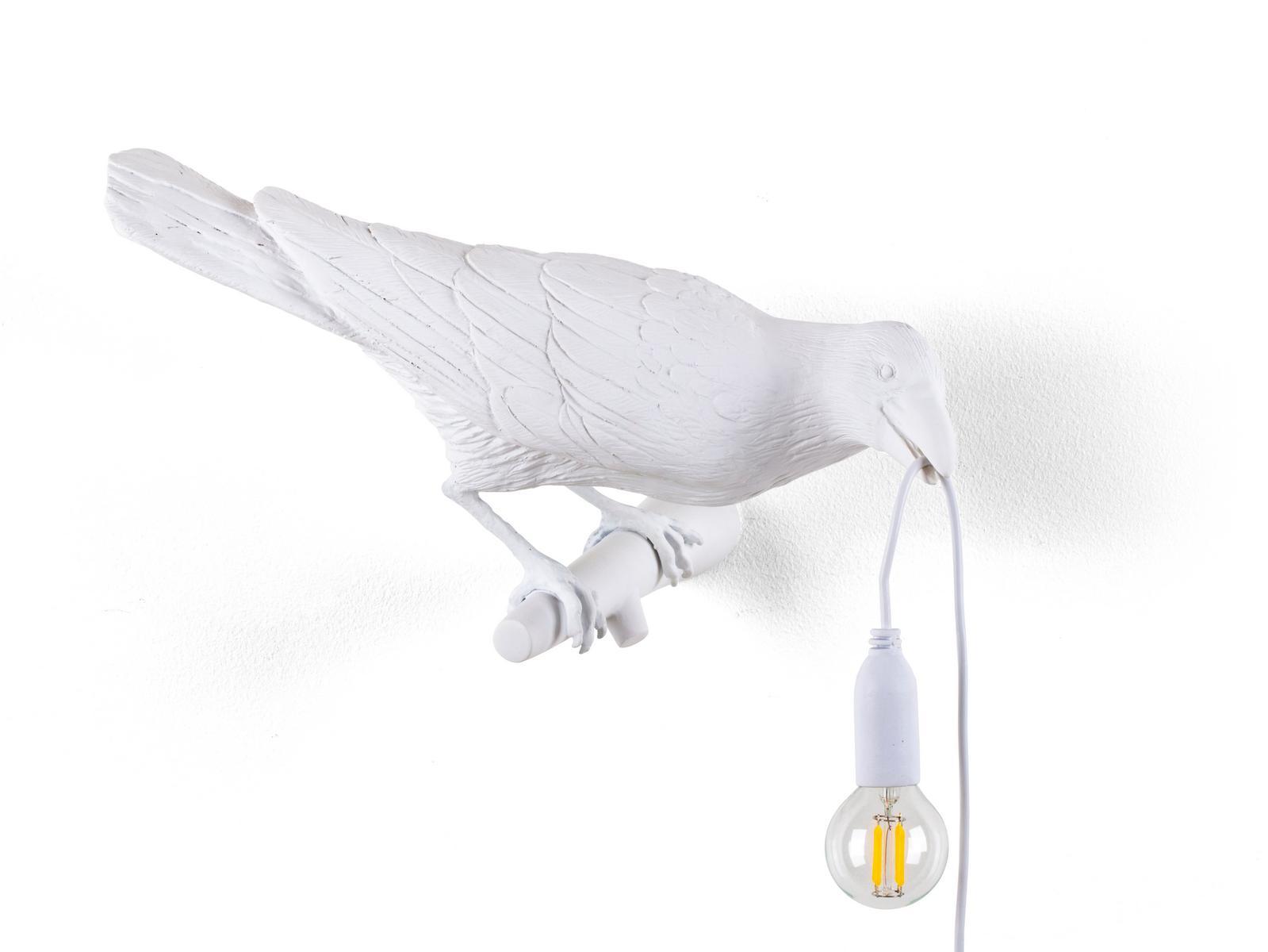 LED resin wall lamp | Bird Lamp Looking Left/right by Seletti